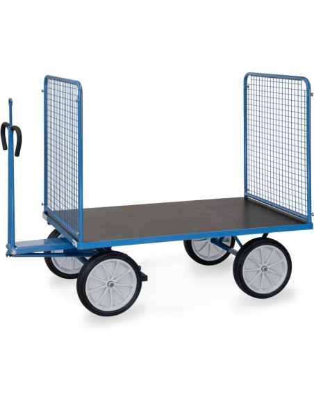 Char à bras 1600 x 900 mm avec oeillet - Pneus caoutchouc