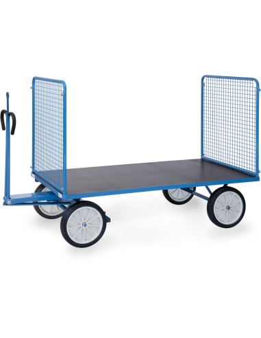 Char à bras 2000 x 1000 mm avec oeillet - Pneus caoutchouc