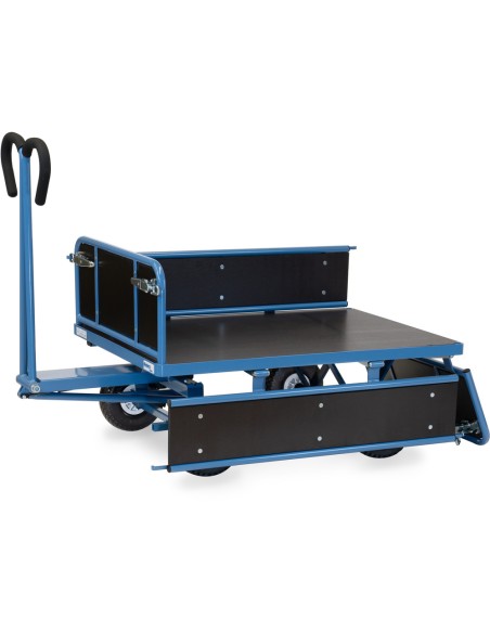 Char à bras 1200 x 800 mm - Pneus gonflables