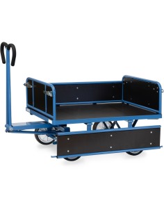 Char à bras 1200 x 800 mm - Pneus caoutchouc 2