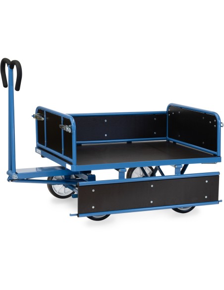 Char à bras 1200 x 800 mm - Pneus caoutchouc