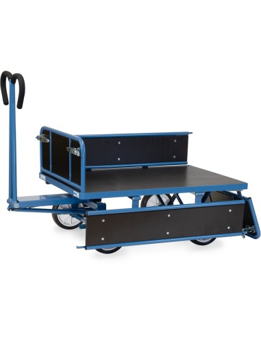 Char à bras 1200 x 800 mm - Pneus caoutchouc