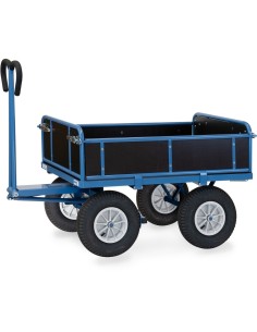 Char à bras 1200 x 800 mm - Pneus gonflables