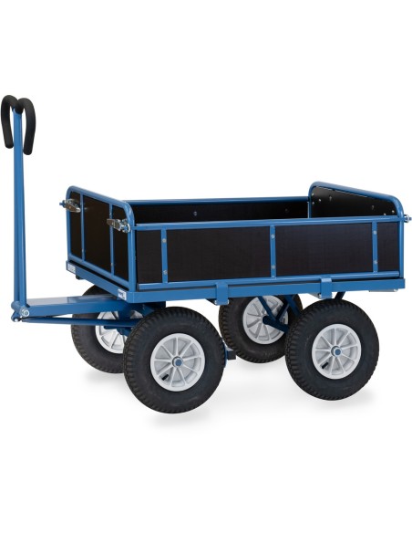 Char à bras 1200 x 800 mm - Pneus gonflables