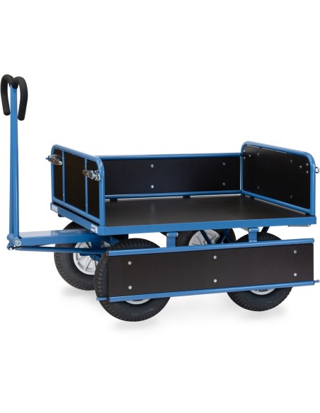 Char à bras 1200 x 800 mm - Pneus gonflables