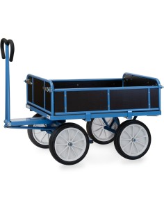 Char à bras 1200 x 800 mm - Pneus caoutchouc