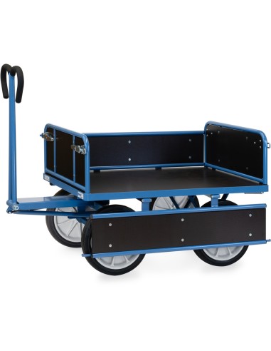 Char à bras 1200 x 800 mm - Pneus caoutchouc