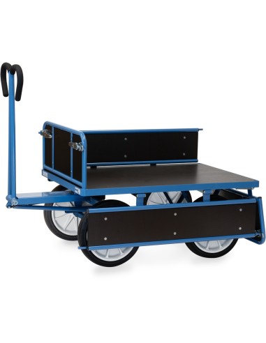 Char à bras 1200 x 800 mm - Pneus caoutchouc