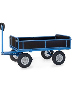 Char à bras 1600 x 900 mm - Pneus gonflables