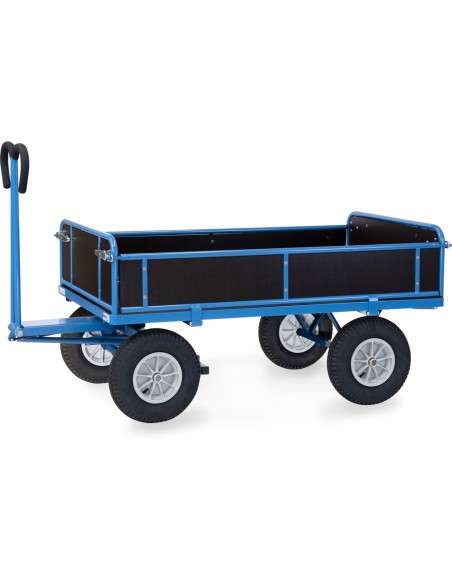 Char à bras 1600 x 900 mm - Pneus gonflables