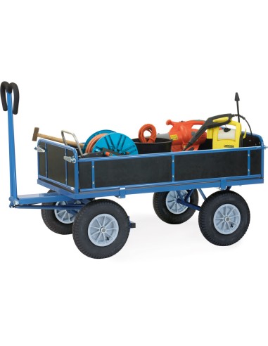 Char à bras 1600 x 900 mm - Pneus gonflables