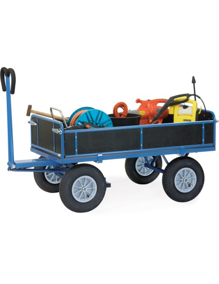 Char à bras 1600 x 900 mm - Pneus gonflables