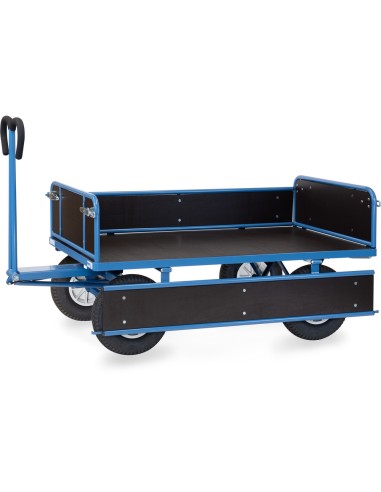 Char à bras 1600 x 900 mm - Pneus gonflables