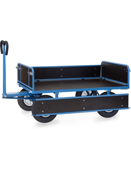 Char à bras 1600 x 900 mm - Pneus gonflables