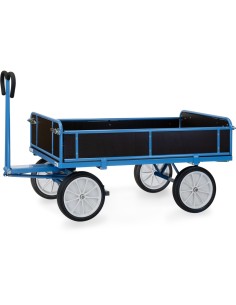 Char à bras 1600 x 900 mm - Pneus caoutchouc