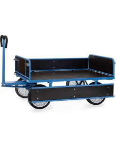 Char à bras 1600 x 900 mm - Pneus caoutchouc 2