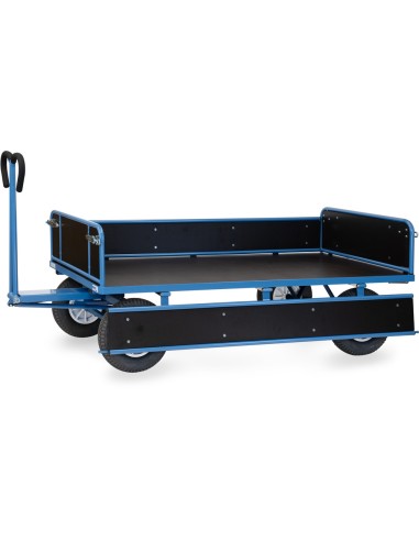 Char à bras 2000 x 1000 mm - Pneus gonflables