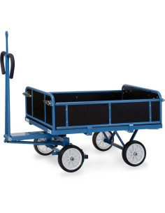 Char à bras 1200 x 800 mm avec oeillet - Pneus caoutchouc