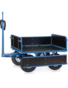 Char à bras 1200 x 800 mm avec oeillet - Pneus gonflables 2