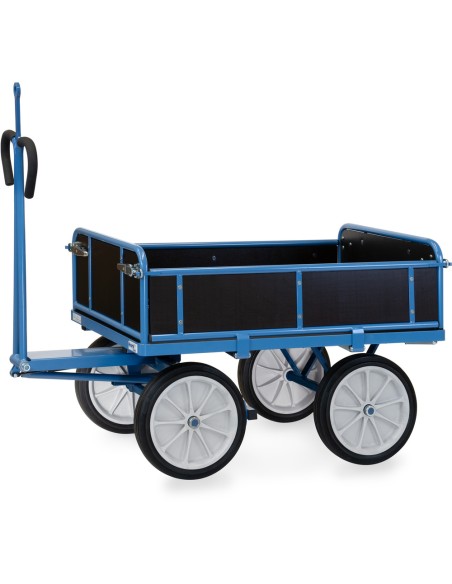 Char à bras 1200 x 800 mm avec oeillet - Pneus caoutchouc