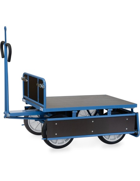 Char à bras 1200 x 800 mm avec oeillet - Pneus caoutchouc