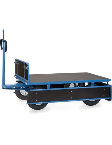 Char à bras 1600 x 900 mm avec oeillet - Pneus gonflables