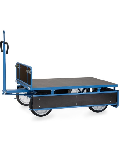 Char à bras 1600 x 900 mm avec oeillet - Pneus caoutchouc