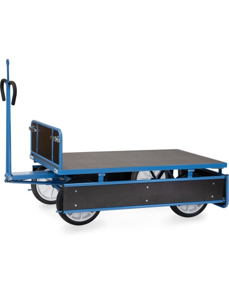 Char à bras 1600 x 900 mm avec oeillet - Pneus caoutchouc