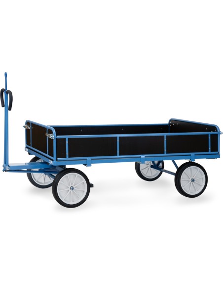 Char à bras 2000 x 1000 mm avec oeillet - Pneus caoutchouc