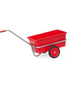 Char à bras léger galvanisé Pneus caoutchouc