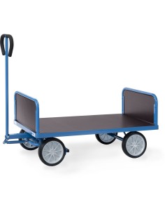 Char à bras léger 1000 x 600 mm - Pneus caoutchouc