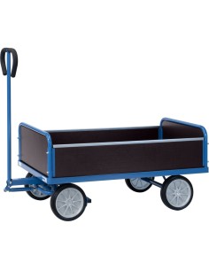 Char à bras léger 1000 x 550 mm - Pneus caoutchouc