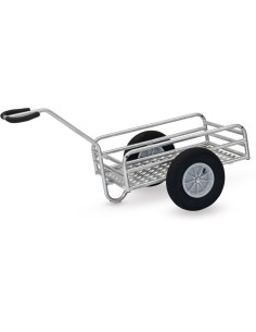 Char à bras léger pour utilisation en extérieur 845 x 545 mm - Pneus gonflables