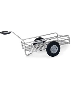 Char à bras léger pour utilisation en extérieur 1145 x 545 mm - Pneus gonflables