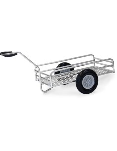 Char à bras léger pour utilisation en extérieur 1145 x 545 mm - Pneus PU increvables