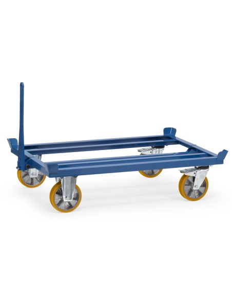 Rouleur de palette pour convoi en train