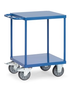 Servante avec plateaux en tôle d'acier