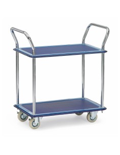 Chariot à plateaux acier