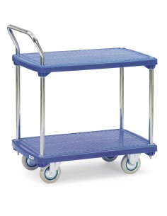 Chariot à plateaux plastiques