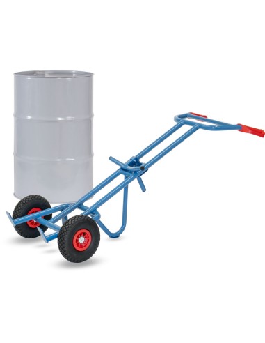 Diable à fûts - Pneus gonflables