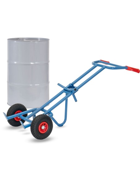 Diable à fûts - Pneus gonflables