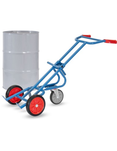 Diable à fûts - Pneus caoutchouc