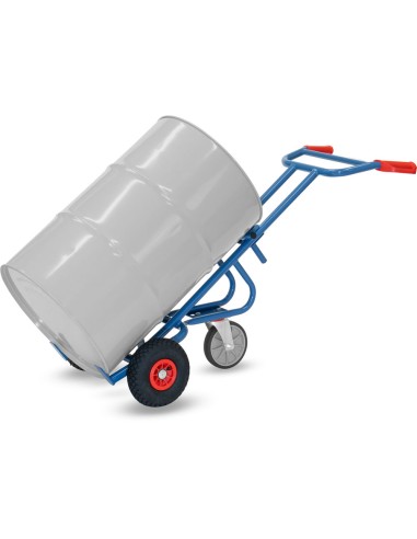 Diable à fûts - Pneus gonflables