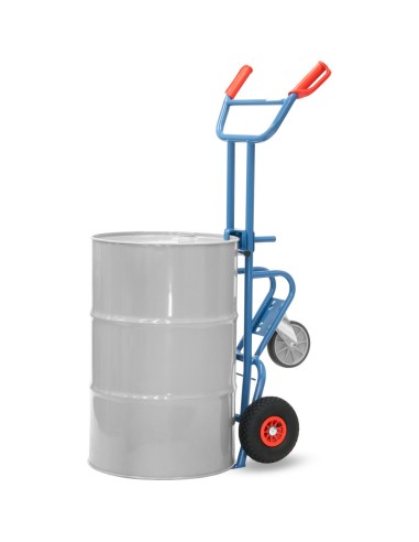 Diable à fûts - Pneus gonflables