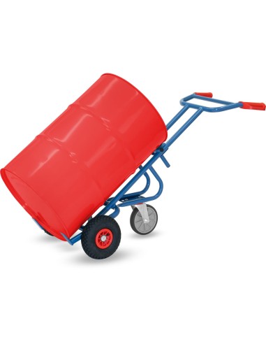 Diable à fûts - Pneus gonflables