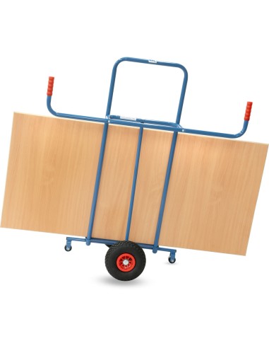 Diable porte-panneaux - Pneus gonflables