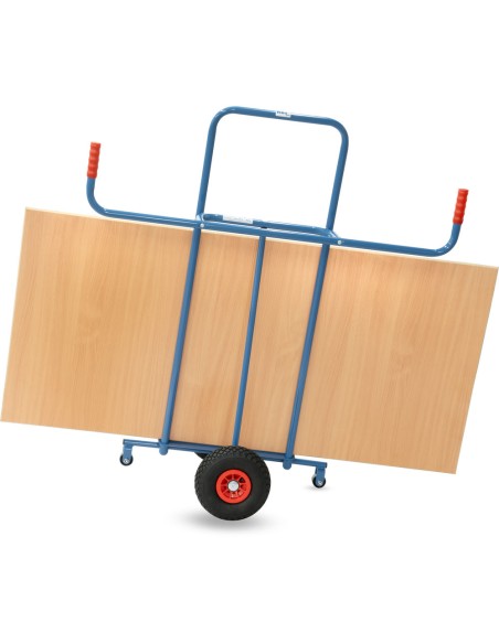 Diable porte-panneaux - Pneus gonflables