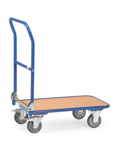 Chariot à dossier rabattable en acier 720 x 450 mm