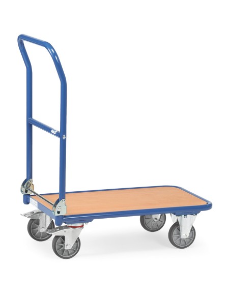Chariot à dossier rabattable en acier 720 x 450 mm