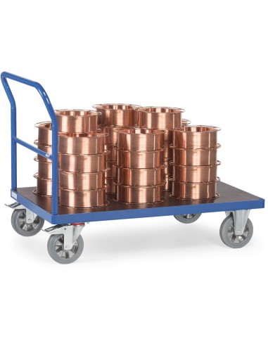 Chariot à dossier de poussée 2000 x 800 mm